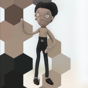 Disney Store Tim Burton Frankenweenie Poseable Victor Frankenstein Plush Doll